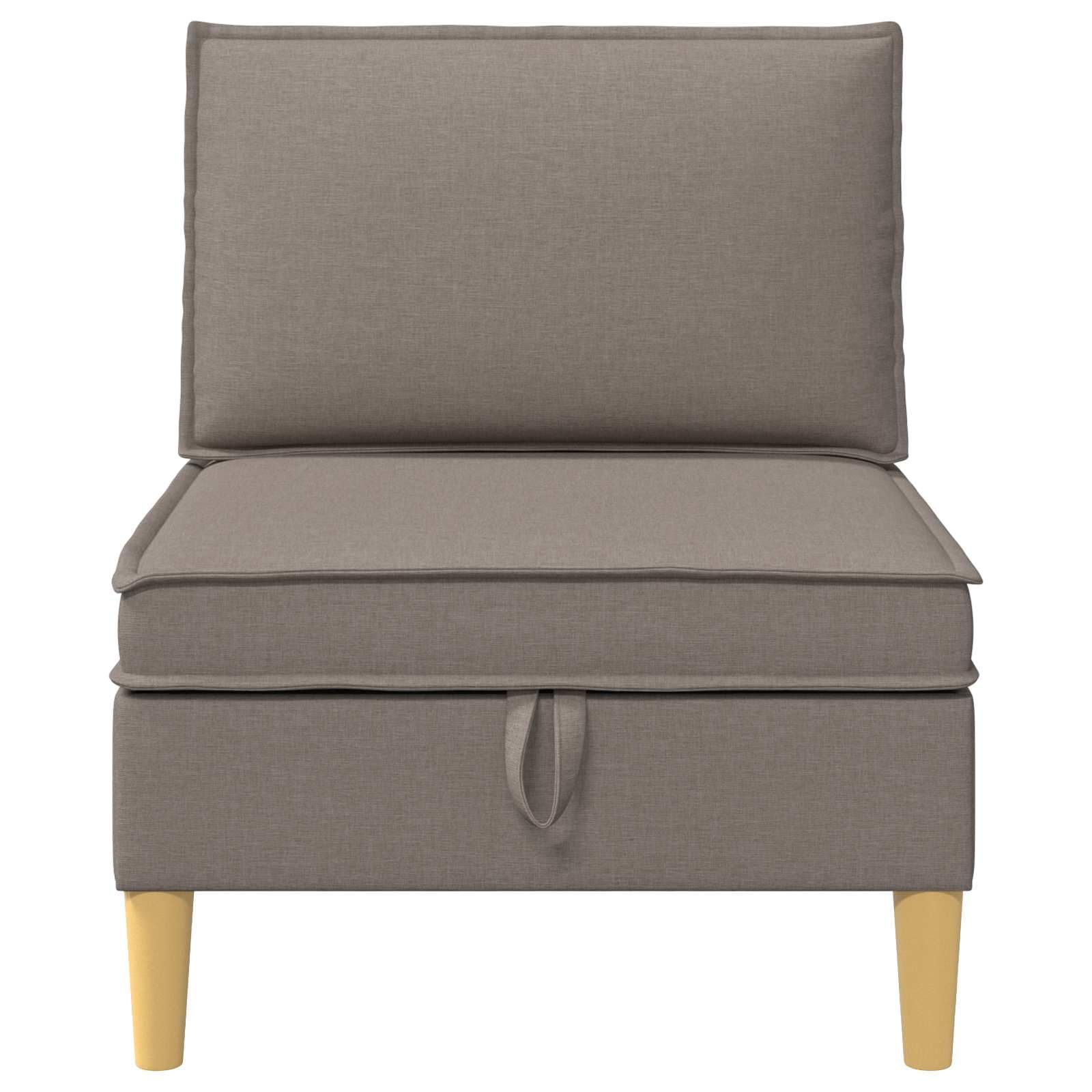 Sofa z miejscem do przechowywania, kwadratowa otomana z wyściółką z pianki i wytrzymałą ramą drewnianą, wszechstronne siedzisko z dużą półką, idealna do salonu, biura, pokoju gościnnego