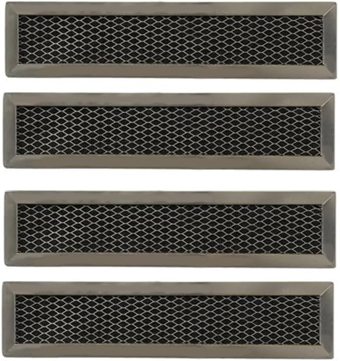 4 Compatible for GE JX81L Charcoal Carbon Microwave Oven Filters