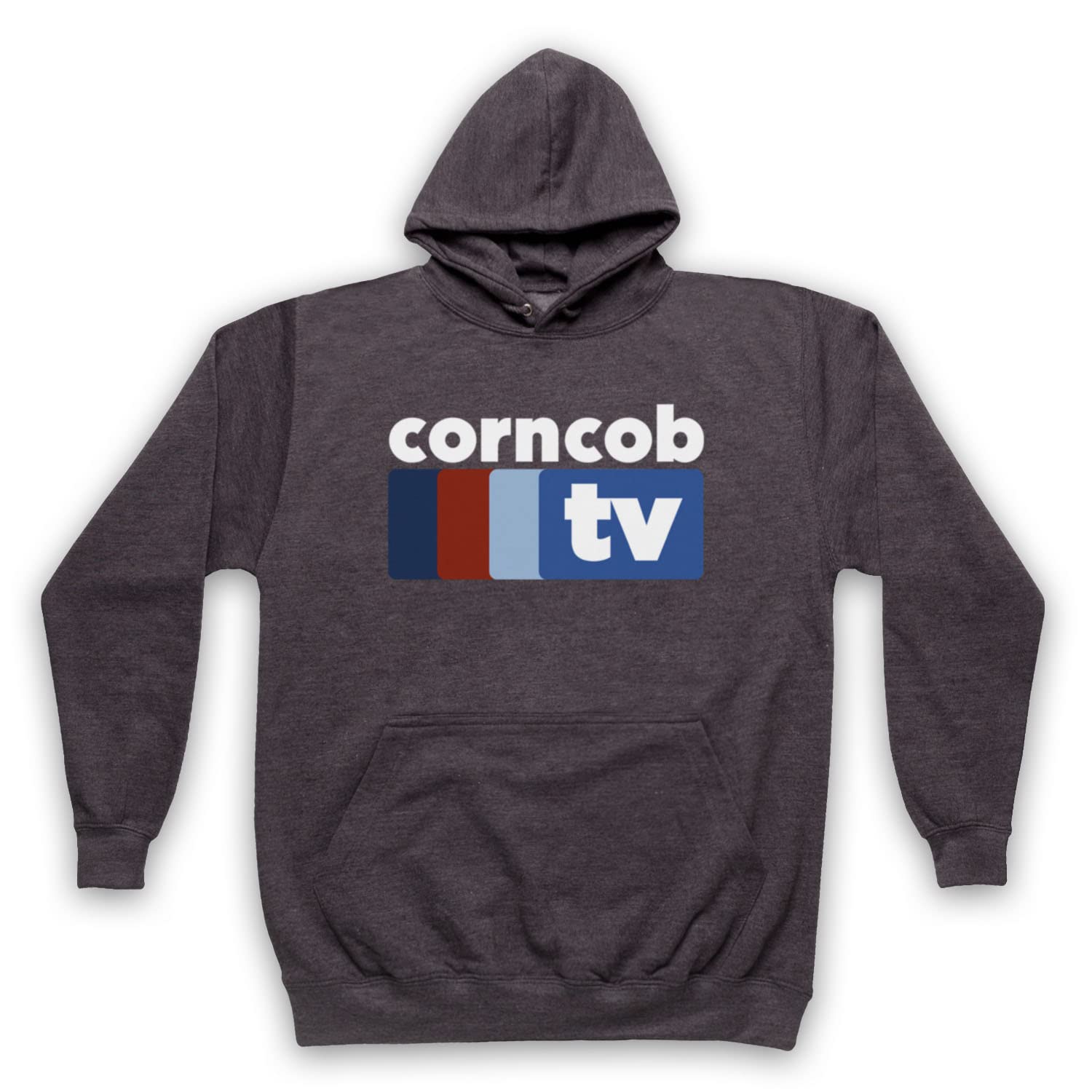 Sweat a capuche Corncob TV avec motif Think Should Leave et finitions soignees - 2
