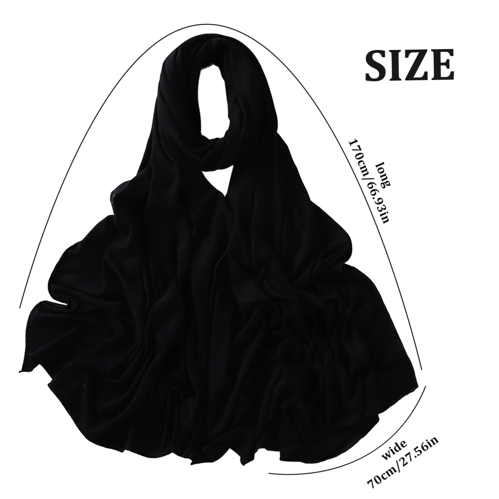 Lot De 2 Sous-Bonnets En Coton Modal Pour Femme/Homme - Réversible Noir/Blanc, Élastique Réglable - 8