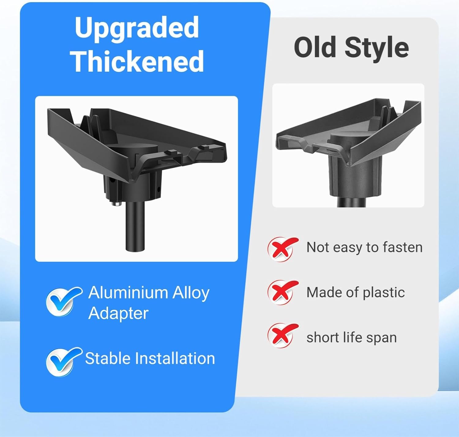 Starlink Gen 3 Tripod Stand with Pipe Adapter - Portable Disc Mount Kit for Rev 4 Standard, Outdoor Camping, Hiking & Worksites