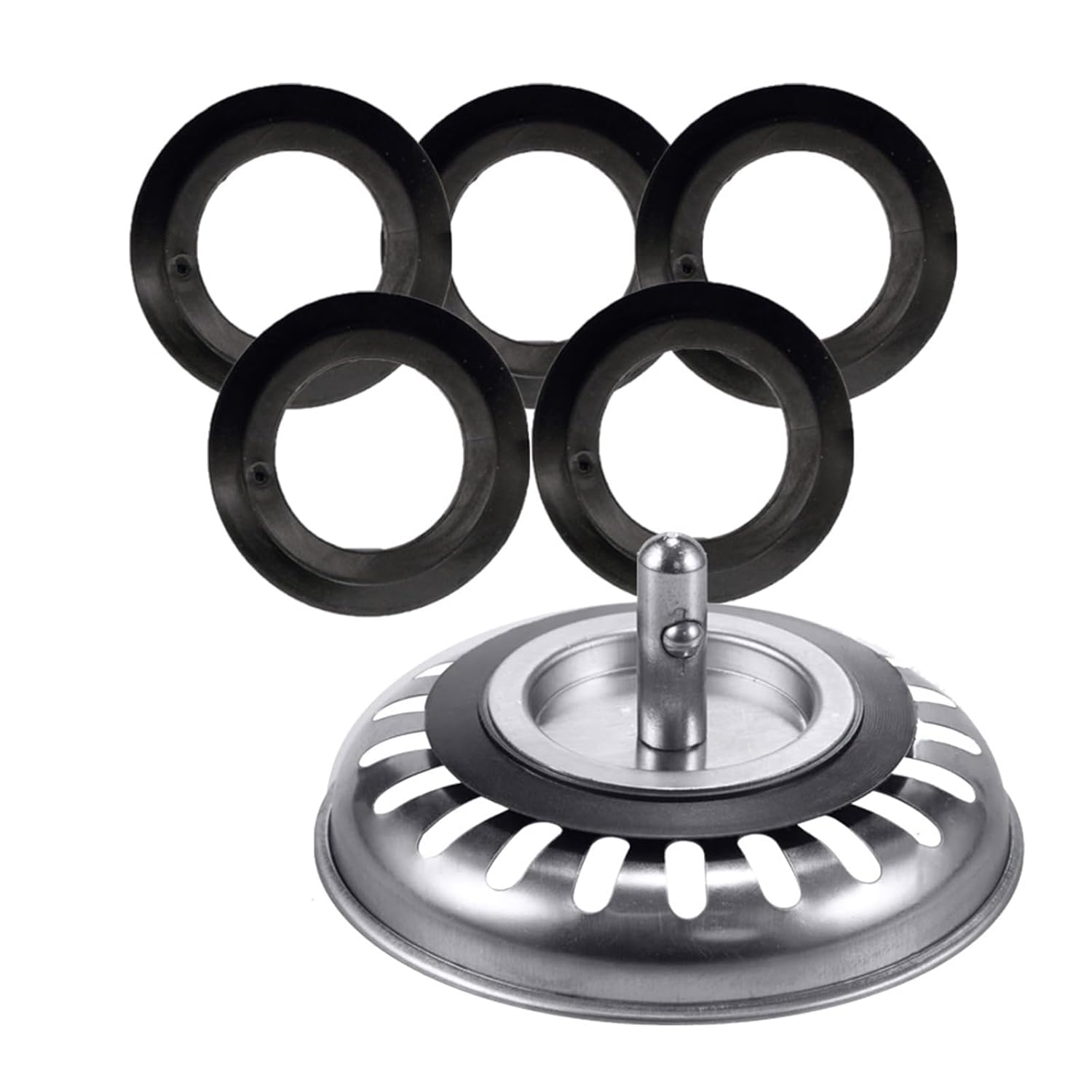 5PCS Franke Sink Plug Rubber Seal ORings Washers Gasket Pipe Waste Basin Click Plugs Bath for