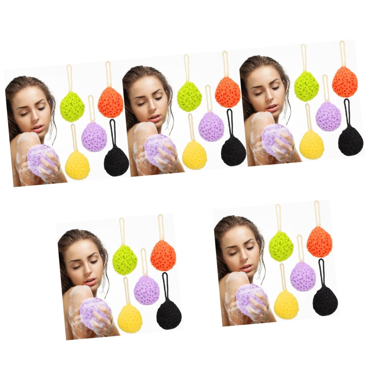 Healeved 25pezzi Spugne Per Spugne Esfolianti Per Doccia Resistente e Facile Asciugare Per La Della e Relax
