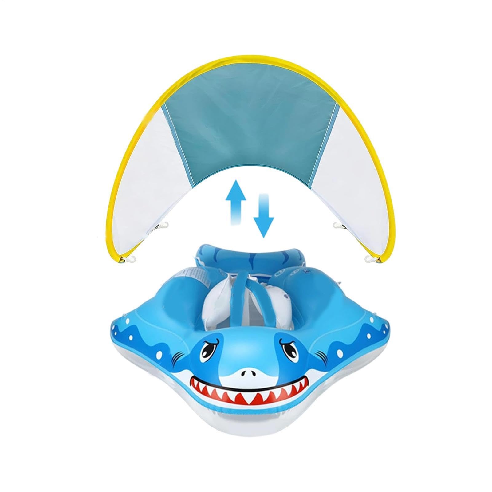 Pool Floats Kids Inflatable Chair with Sun Canopy