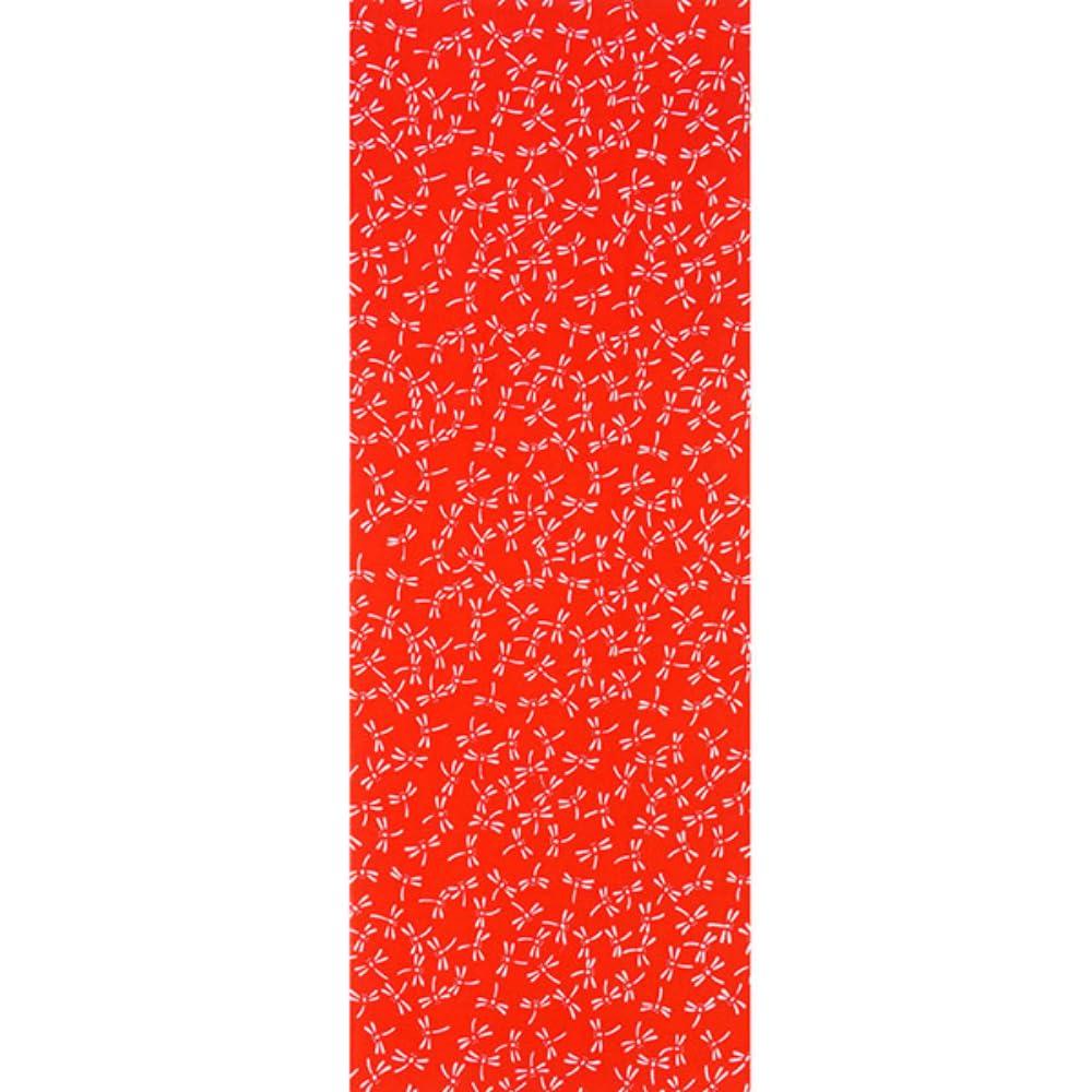 Amazon.co.jp: 京佑 和雑貨 大江戸手拭い とんぼ 朱 34×90cm