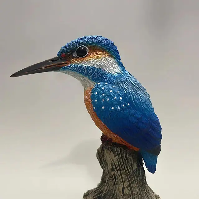 Realistic Resin Kingfisher Figurine - Ijsvogel Beeldjes Home Decor