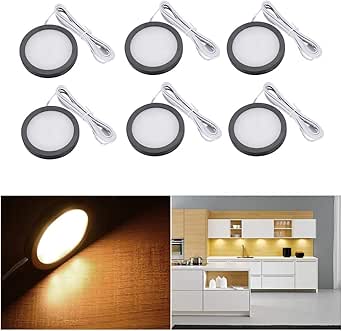 LED kastverlichting set - Met afstandsbediening - 6 LED spots