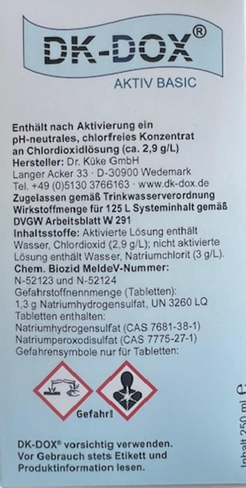 DK-Dox Aktiv Basic - Wasserdesinfektion 2er Pack