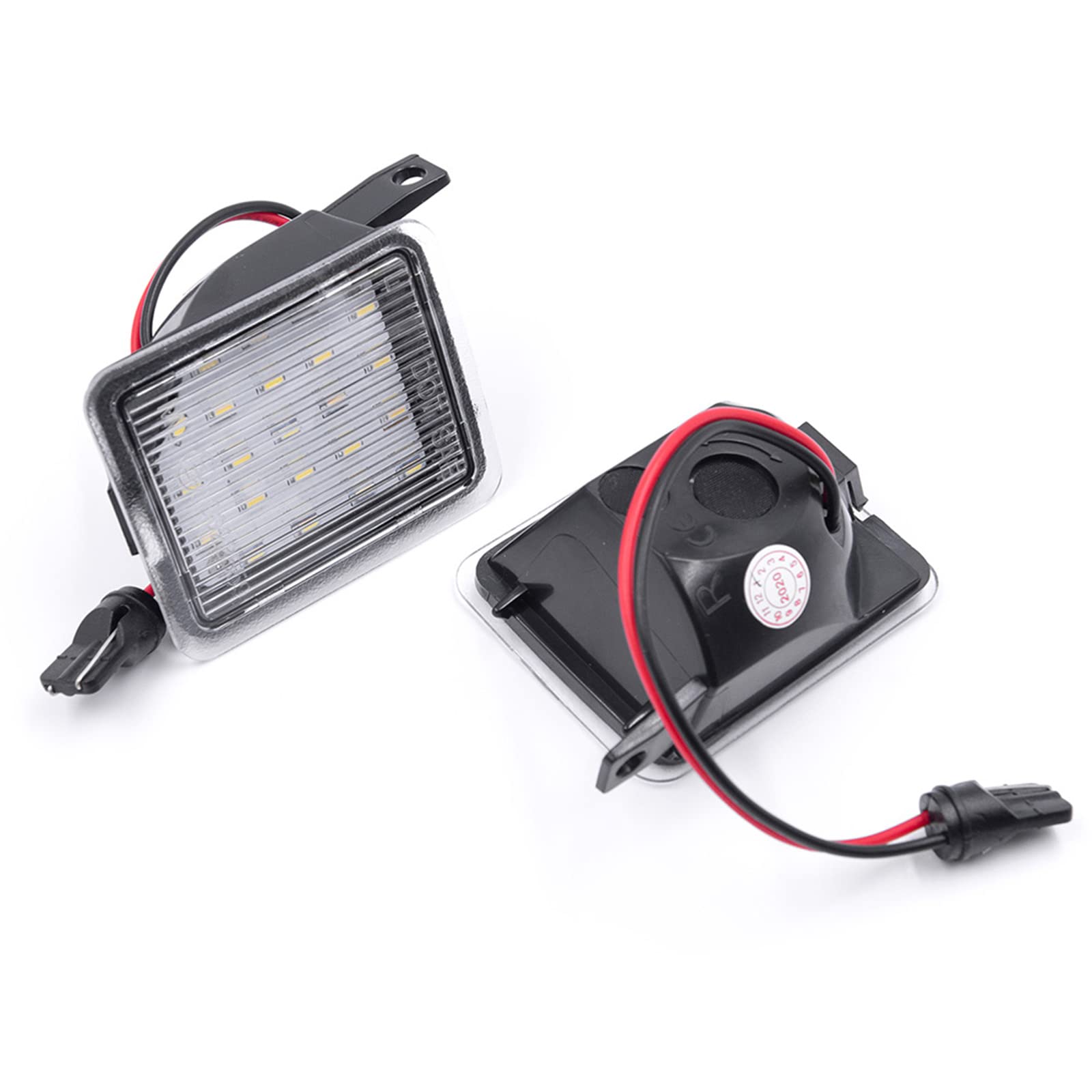 2 x LED oświetlenie pod lusterkiem bocznym kałusza wstecznego lampa powitalna do Ford Mondeo MK4 MK5 Focus MK3 C-Max MK2 Kuga MK1 MK2 Escape
