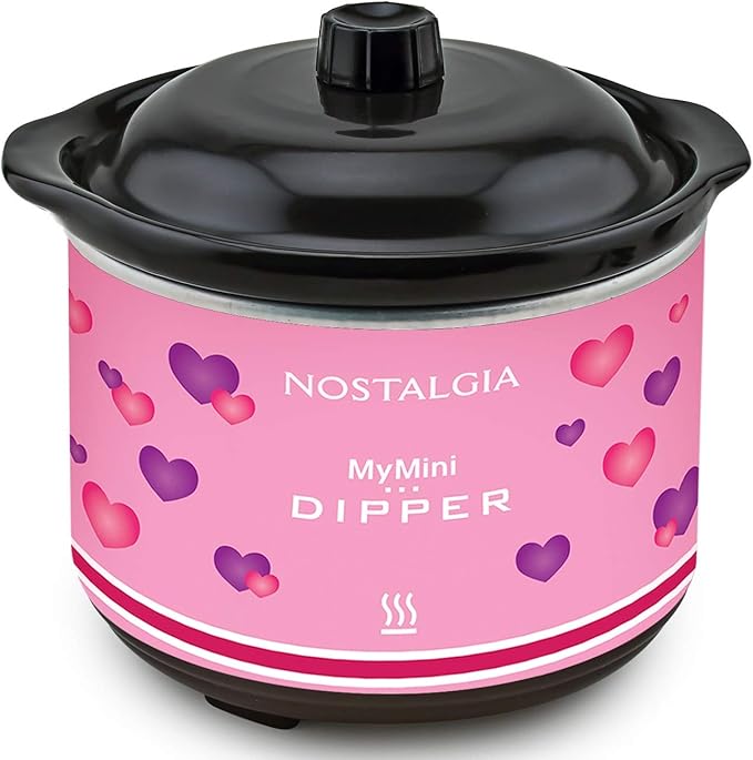 Nostalgia MyMini Chocolate dipping pot with dipping forks Valentine's