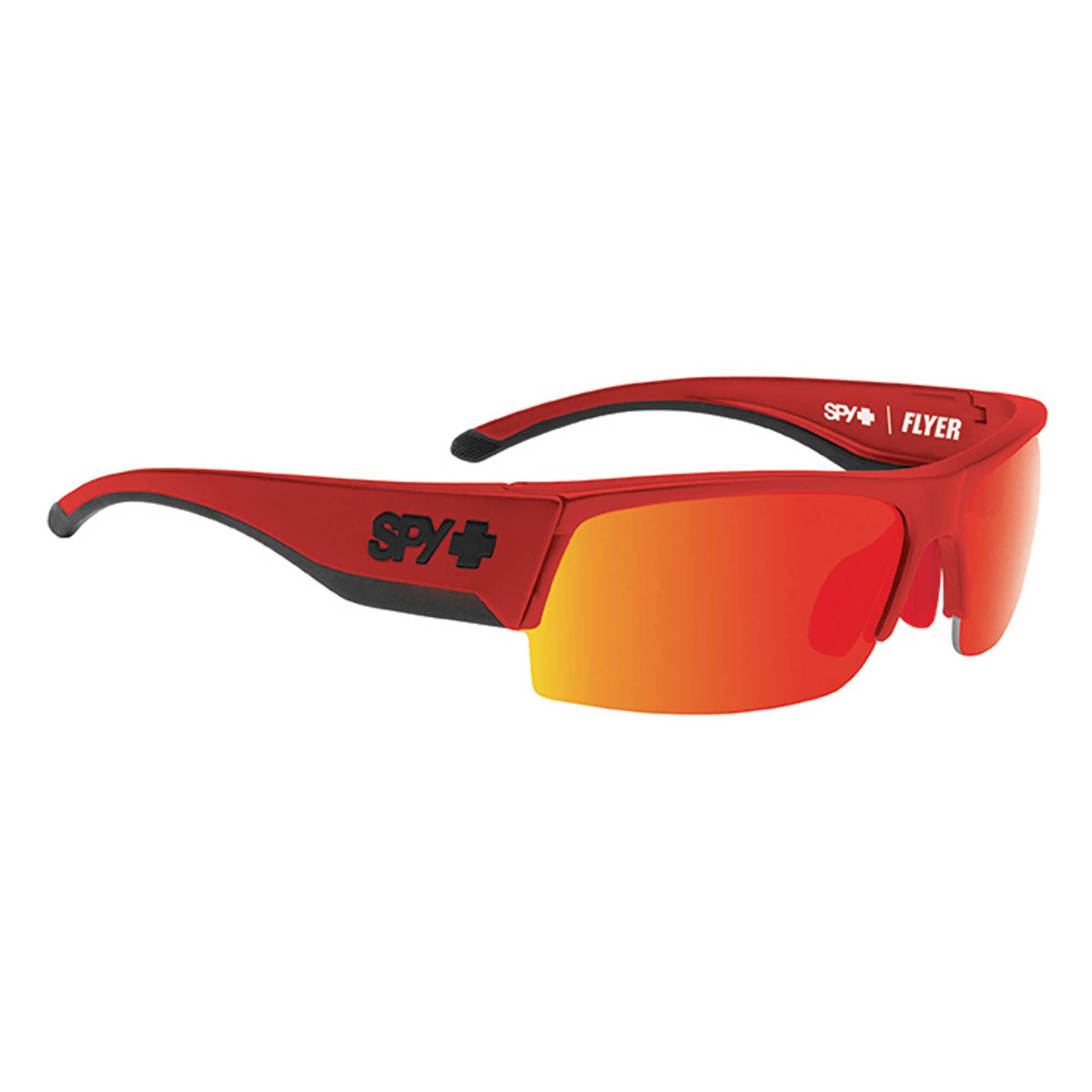 SpyOptic Unisex Flyer Red/Happy Gray Green W/Red Spectra One Size