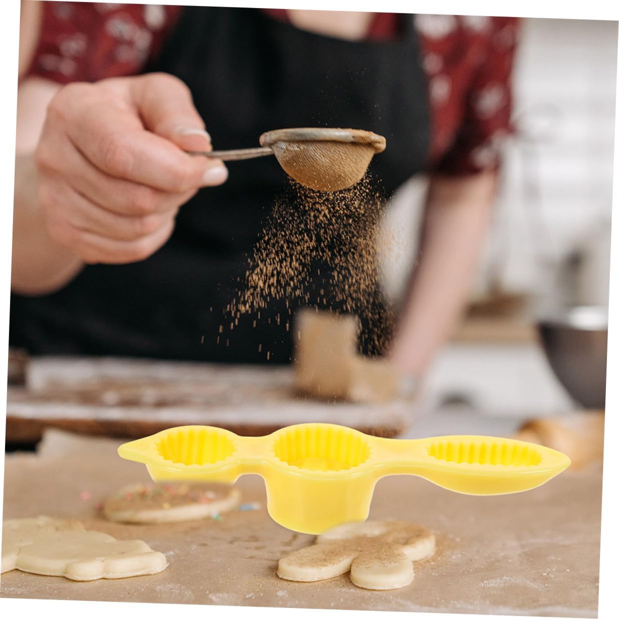 2pcs Cookie Baking Press Cookie Stamp, ABS DIY Baking Tool