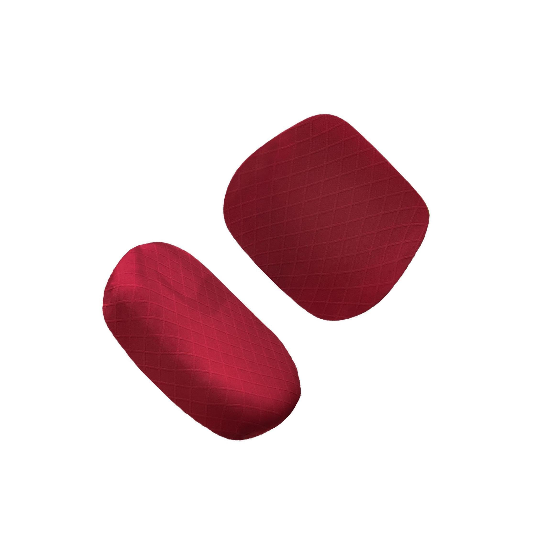 QUXVUIS Universal Slipcovers For Desk Chairs Contemporary Look While Protecting Scratches And Dust To Chairs New Desk Chair Seat Cover Office Chair Cushion, wine Red
