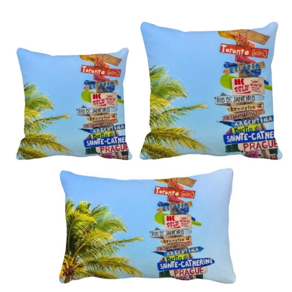 Housse de coussin Guidepost blanc avec motif nuages et ciel pour déco de canapé