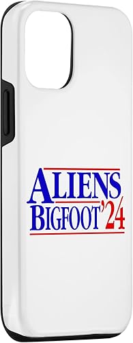 Miniatura 3 de Funda divertida para iPhone 13 Pro Aliens  Bigfoot '24 para presidente político 2024