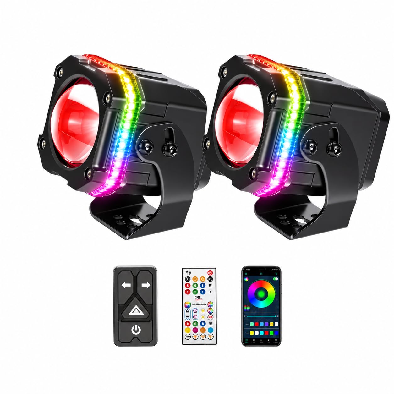 Photo 1 of KEMIMOTO Whipless LED Whip Lights - 2 Pack