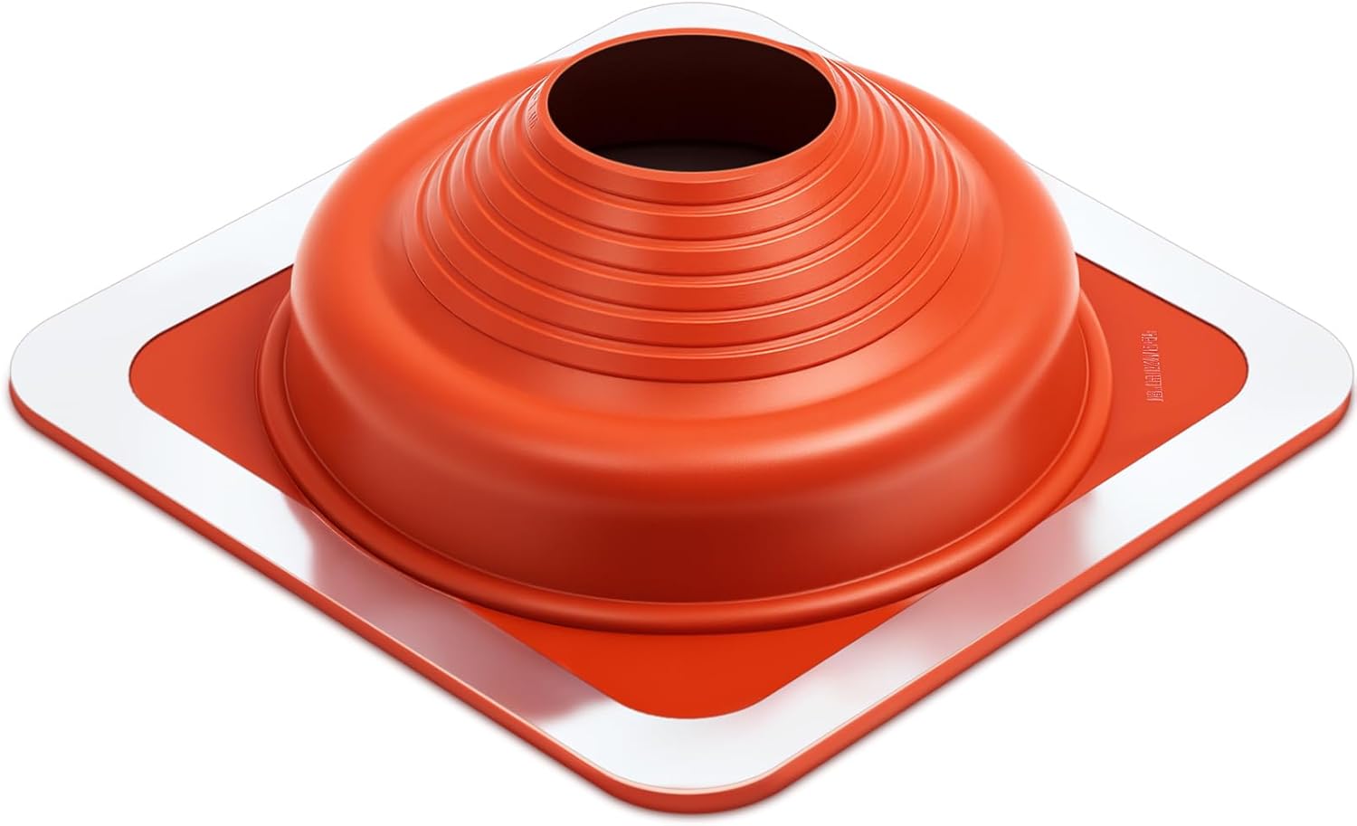 #8 Od 6-3/4'' - 13-1/2'' Silicone High Temp Metal roof Pipe Flashing Boot Kit Chimney Roof Jacks Vent Boot for Houses Fits Pipe, Orange