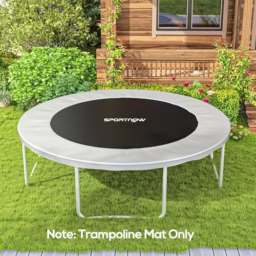 SPORTNOW Tapis de Rechange pour Trampoline Tapis de Saut de Remplacement, avec Outil de Traction à Ressort et Crochets en V (Ressort Non Inclus) – Image 3