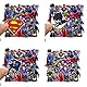 ⭐Top Aufkleber! ⭐ Set von 45 Kleine Superman und Batman Aufkleber - Comics Qualität - Vinyls Stickers Nicht Vulgär – Bomb, Superhelden, Superheld, Marvel - Anpassung, Scrapbooking, Bullet Journal
