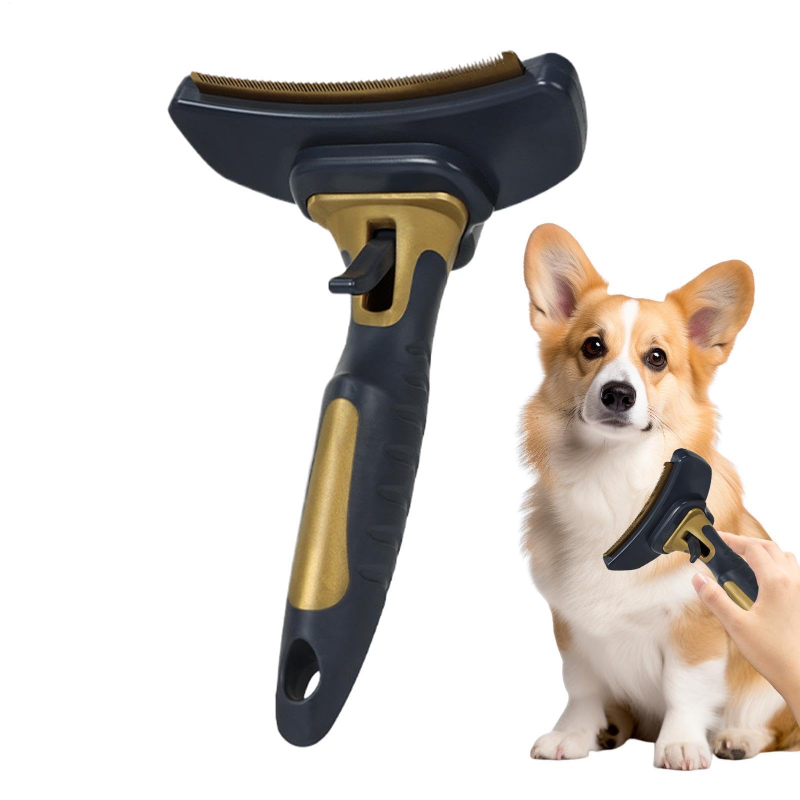 Spazzola Per Cani Anti-Perdita Del Pelo pettine autodistricante | Spazzola Da Gatti Adatto A Pelo Lungo E Corto Massaggio Anti-Perdita E Cuccioli