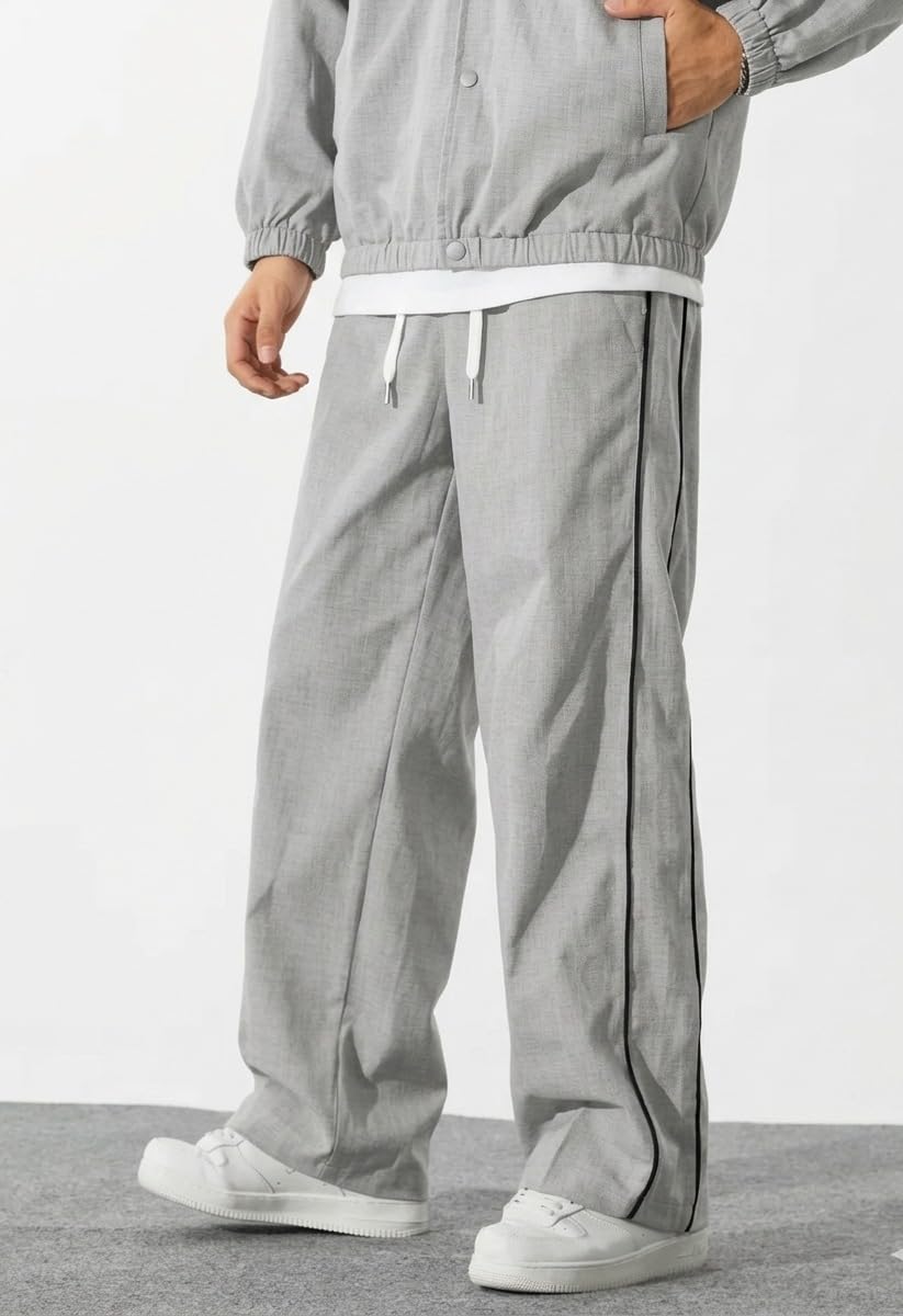 Blacktail Track Pant for Men|Stylish Look Disign Track Pant|Loose Fit Track Pant|Trendy Polyester Men's Track Pants-picture-37
