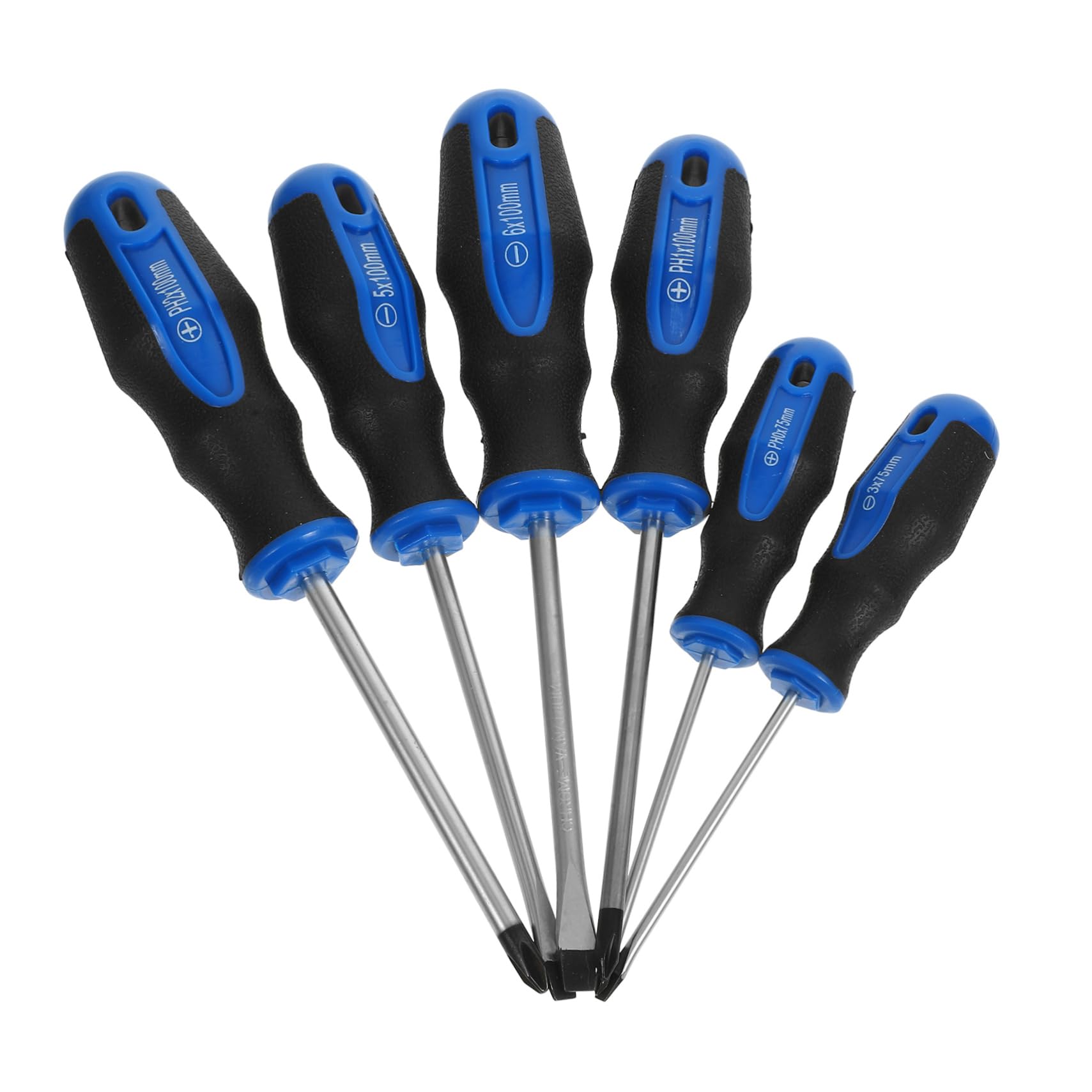 Uonlytech 5 Set Set Di Cacciaviti Utensile Di Riparazione Attrezzi Manuali Cacciavite A Mano Cacciavite Magnetico Strumento A Croce Per Riparazione Auto 6 Pezzi * 5