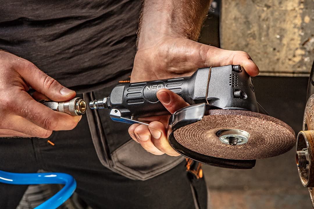 Pneumatyczny szlifierka kątowa 125 mm, 10 000 obr./min-1 marka Neo tools