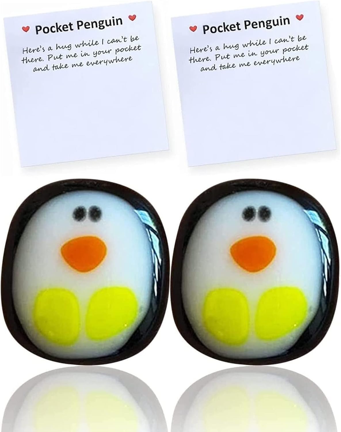 2 Pcs A Little Pocket Penguin Hug, Mini Cute Pocket Penguin Hug Animal