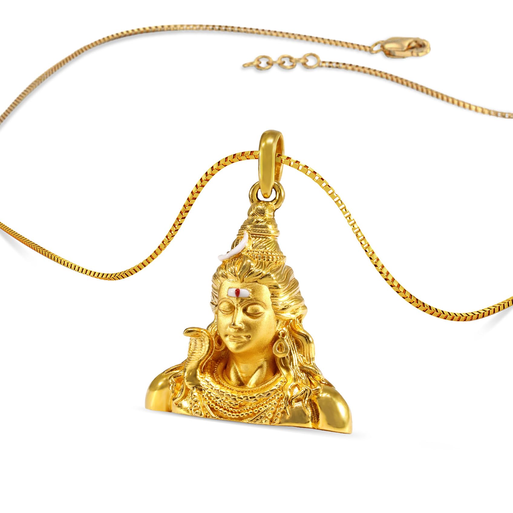joyalukkas 22 KT Purity | HUID & BIS Hallmark | Eternal Shiva gold Pendant For Men-picture-44