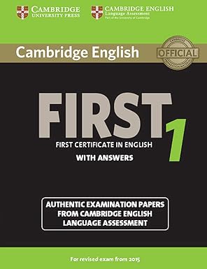 Study And Pass The B2 Cambridge First Exam!