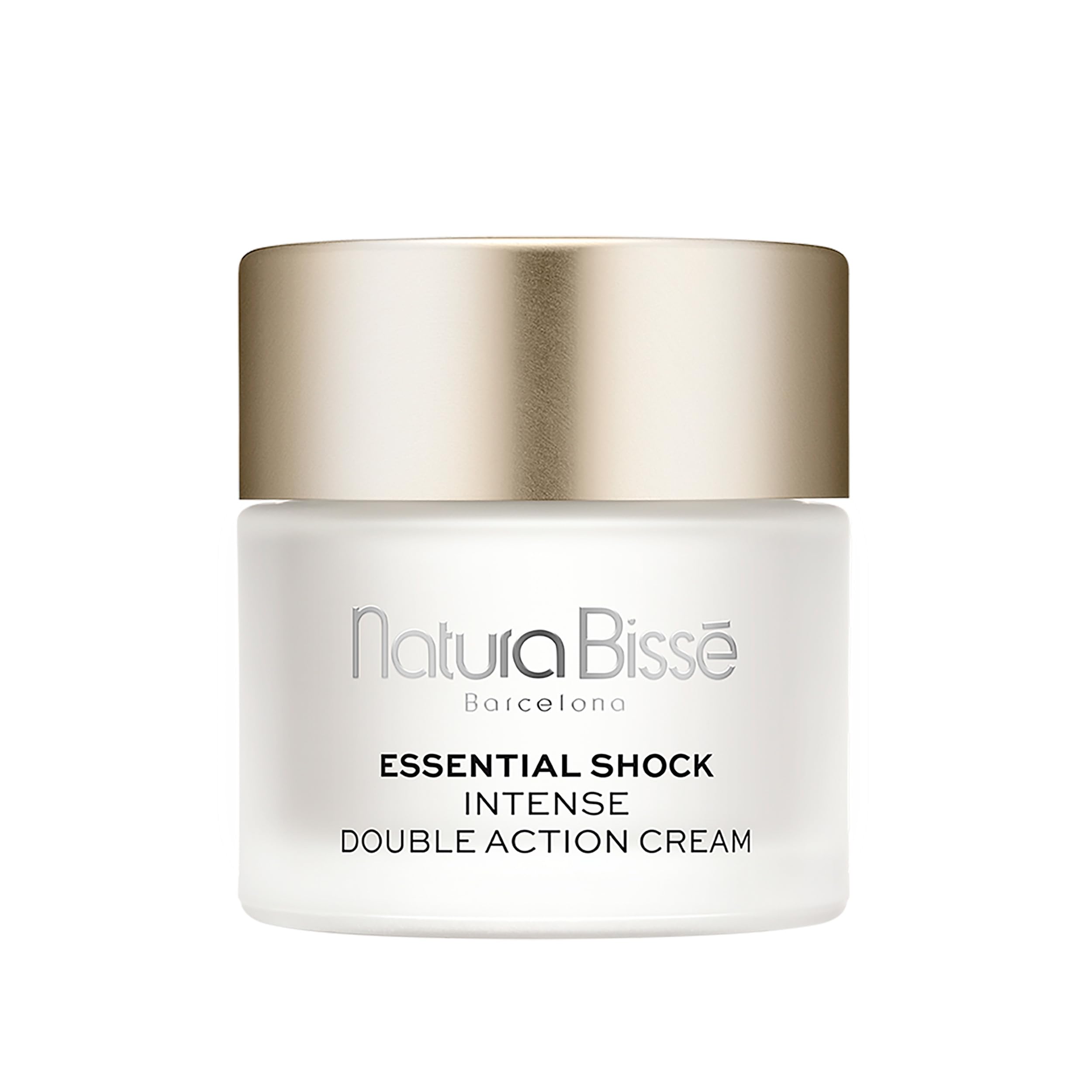 Natura Bissé Essential Shock Intense Double Action Cream | Crema Hidratante Facial con Aceite de Rosa Mosqueta, Aminoácidos de Colágeno y Aloe Vera | 75 ml