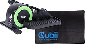 Cubii JR2, Under Desk Elliptical, Under Desk Bike Pedal Exerciser, Seated Elliptical, Work from Home Fitness, Mini Elliptical Machines for Home Use, Cubii Exerciser for Seniors, Desk Exercise