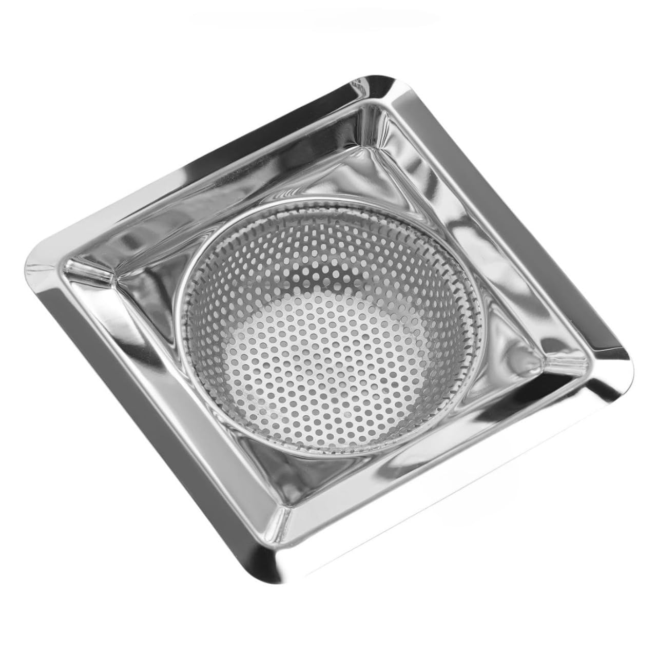 Scenty Square Stainless Steel Kitchen Strainer, Sink Jali, Drain Filter, Wide Rim Anti Clogging Mesh Drain Filter Vegetable Hair Catcher Drain Cover (B0DG6VYYKW) Amazon Price History, Amazon Price Tracker