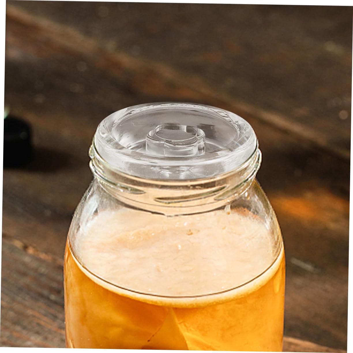 4 Stück Fermentationsgewicht aus Glas für Weithalsgläser