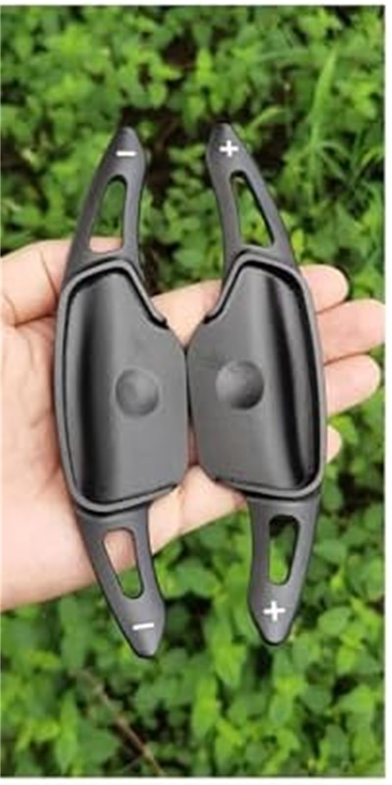 MKVAXR Car Gear Shift Paddle Shifter Paddles, for Kia 2020 2021 2022 Sorento, for Mq4 Hybrid Car Steering Wheel Extension Gear Sticker Styling Shift Paddle(Black for Type a Black)