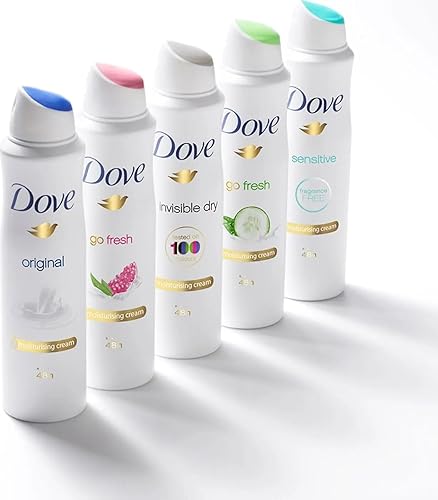 Dove Magna Mindz - Paquete de 5 desodorantes para mujer  Fragancia surtida  Eleva tu juego de frescura  5.1 fl oz  Confianza de 48 horas y un toque