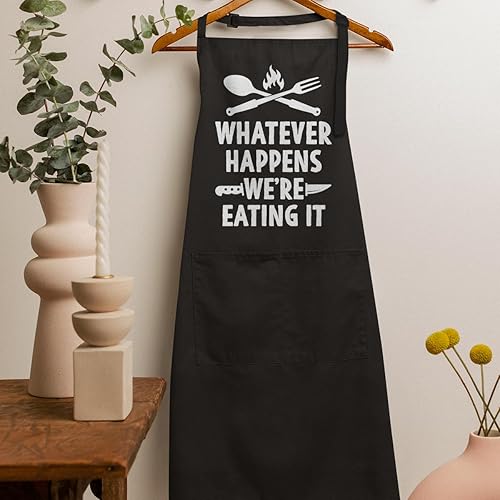 Miniatura 7 de SANDJEST Delantales para hombre con bolsillos, divertidos delantales para hombre, barbacoa, cocina, regalos para cumpleaños, cumpleaños