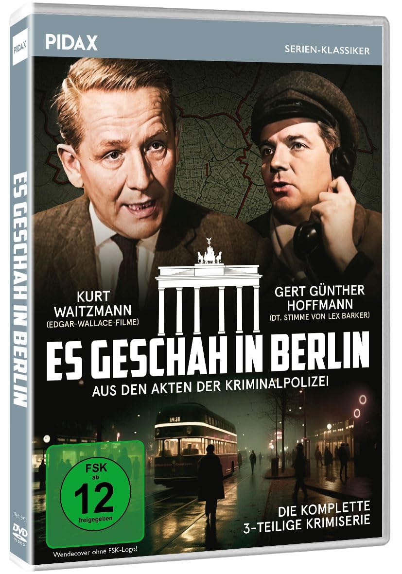 Es geschah in Berlin - Aus den Akten der Kriminalpolizei / Die komplette 3-teilige Krimiserie (Pidax Serien-Klassiker)