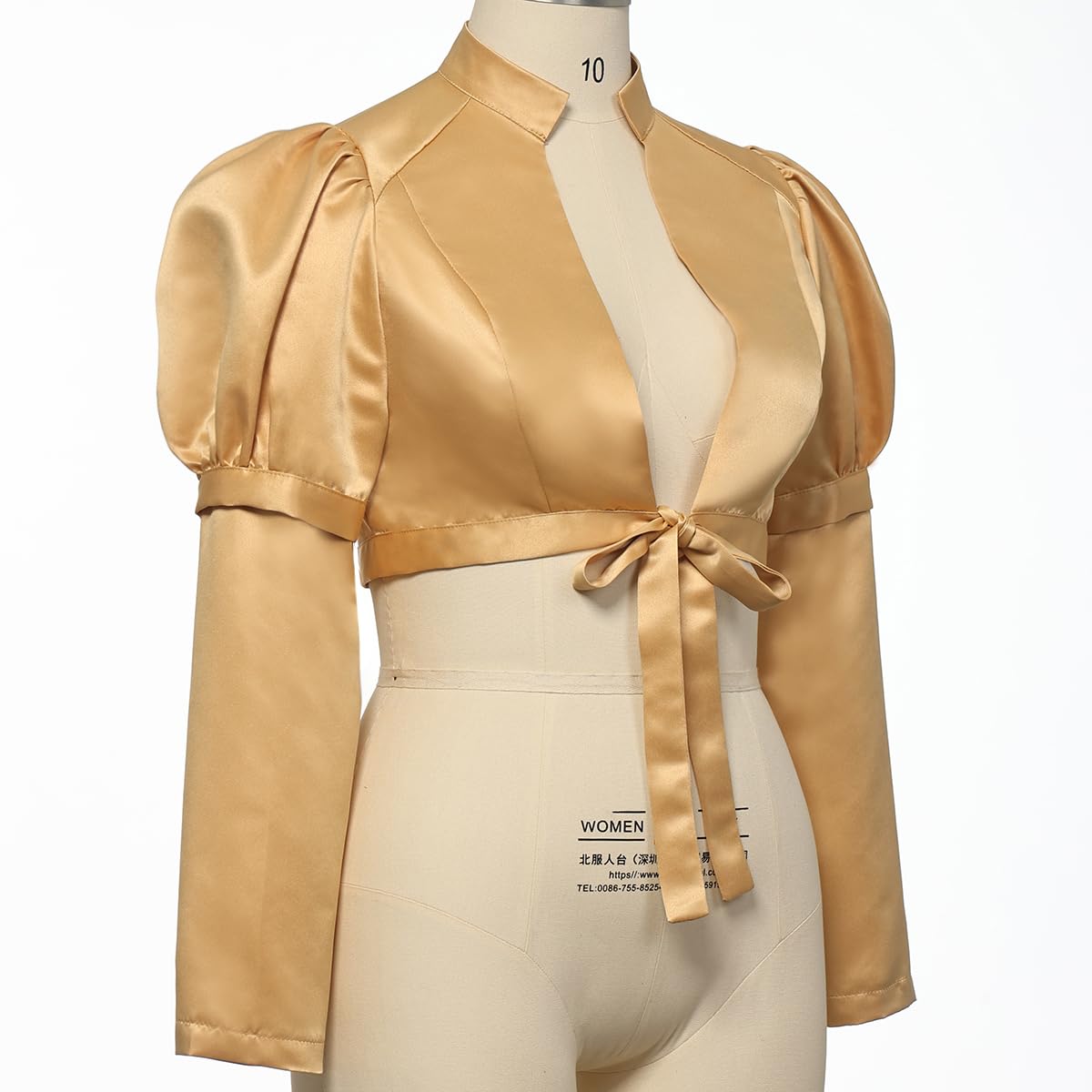 Chaqueta Regency Spencer para Mujeres, Blusa de Cintura Alta Tops de Vestido de Baile Victoriano Costume
