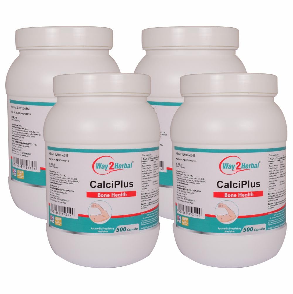 Way2Herbal Calci Plus Bone Health 675mg (500 Count Pack of 4) (B0972DQMJB) Amazon Price History, Amazon Price Tracker