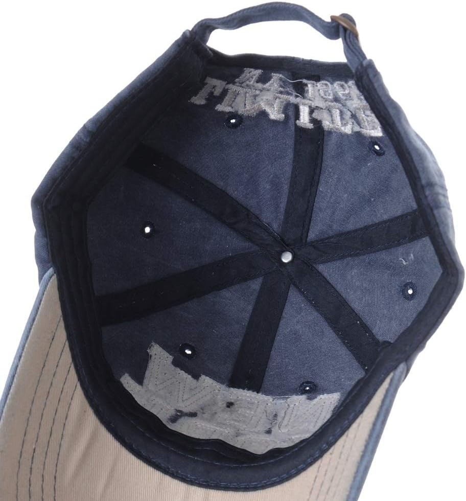 WITHMOONS Baseball Cap Washed Distressed Trucker Hat New York DW1516