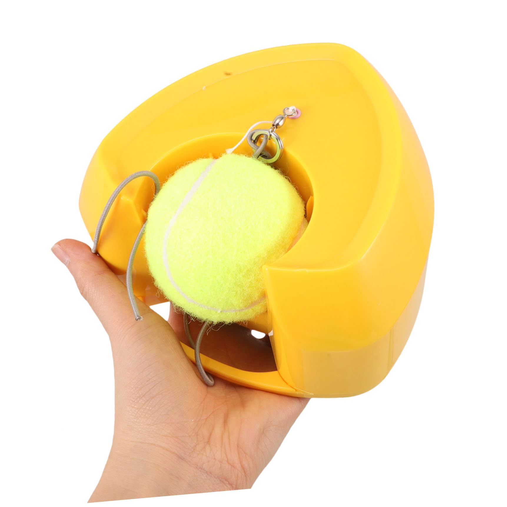 TOYANDONA Base De Entrenamiento De Tenis con Reboteador De Pelota Herramienta De Autoentrenamiento Portátil para Práctica De Tenis Casa o Patio