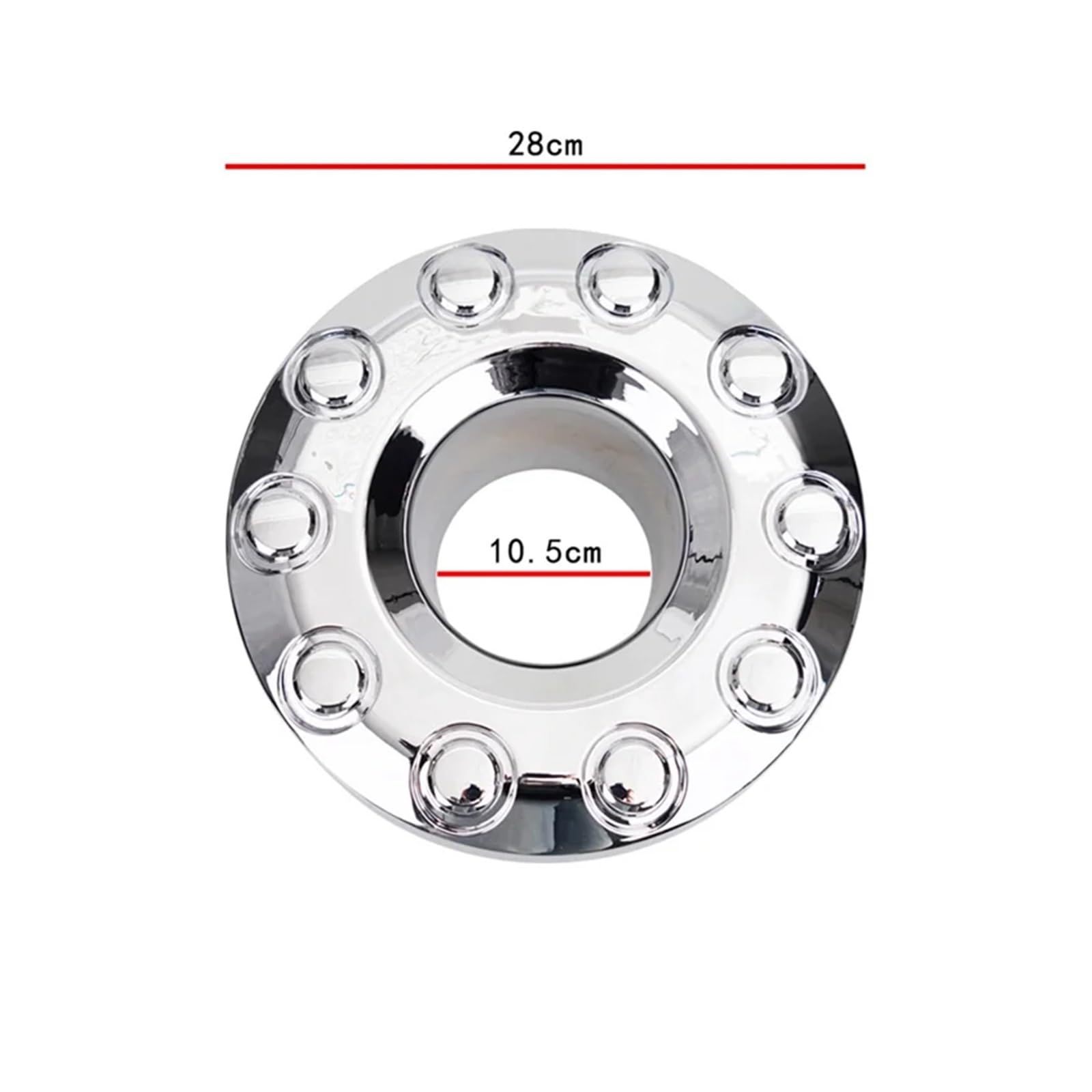 Enjoliveurs centraux de roue avant Auto Modified Super Duty 5C3Z1130NA Compatible Pour Ford F450 F550 05-17 (2 pièces)