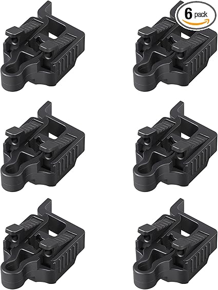 EDISHINE 6-Pack Low Voltage Wire Connector, Landscape Lighting Cable Connectors Waterproof for Landscape Lighting/Pathway Light/Spotlight, 10/12/14/16/18 Gauge Cables Compatible,UL Listed (6)