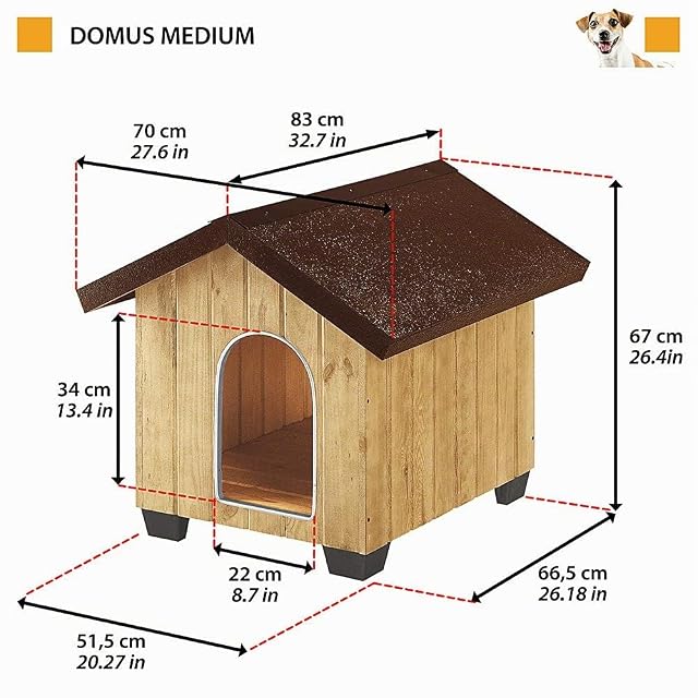 Foto 3 de 6 de Ferplast Caseta de Exterior para Perro