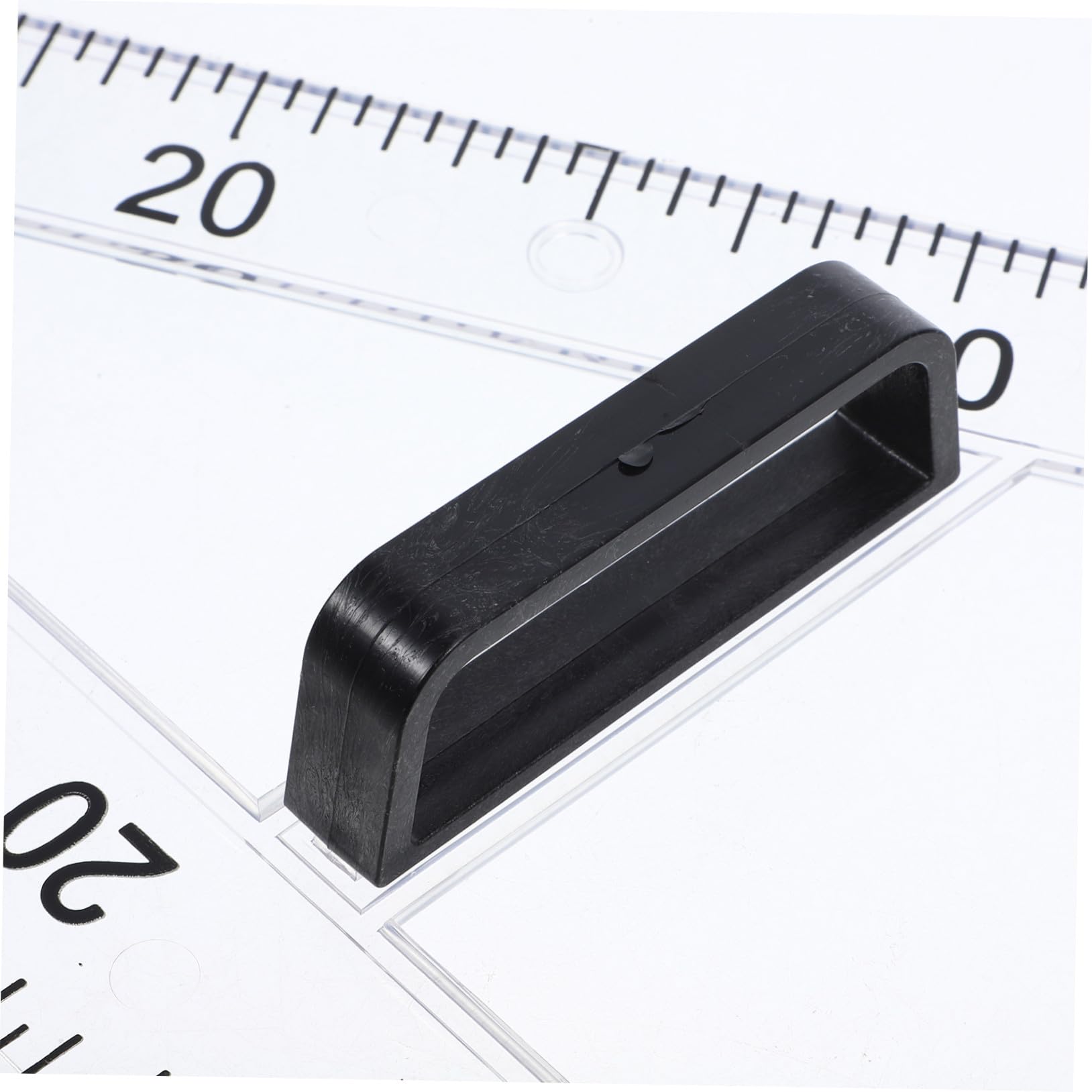 HOMSFOU Multifunktionales Magnetisches Dreieckslineal mit 60-Grad Winkelmesser aus ABS für Mathematikunterricht und Präzises Zeichnen magnetischen Oberflächen