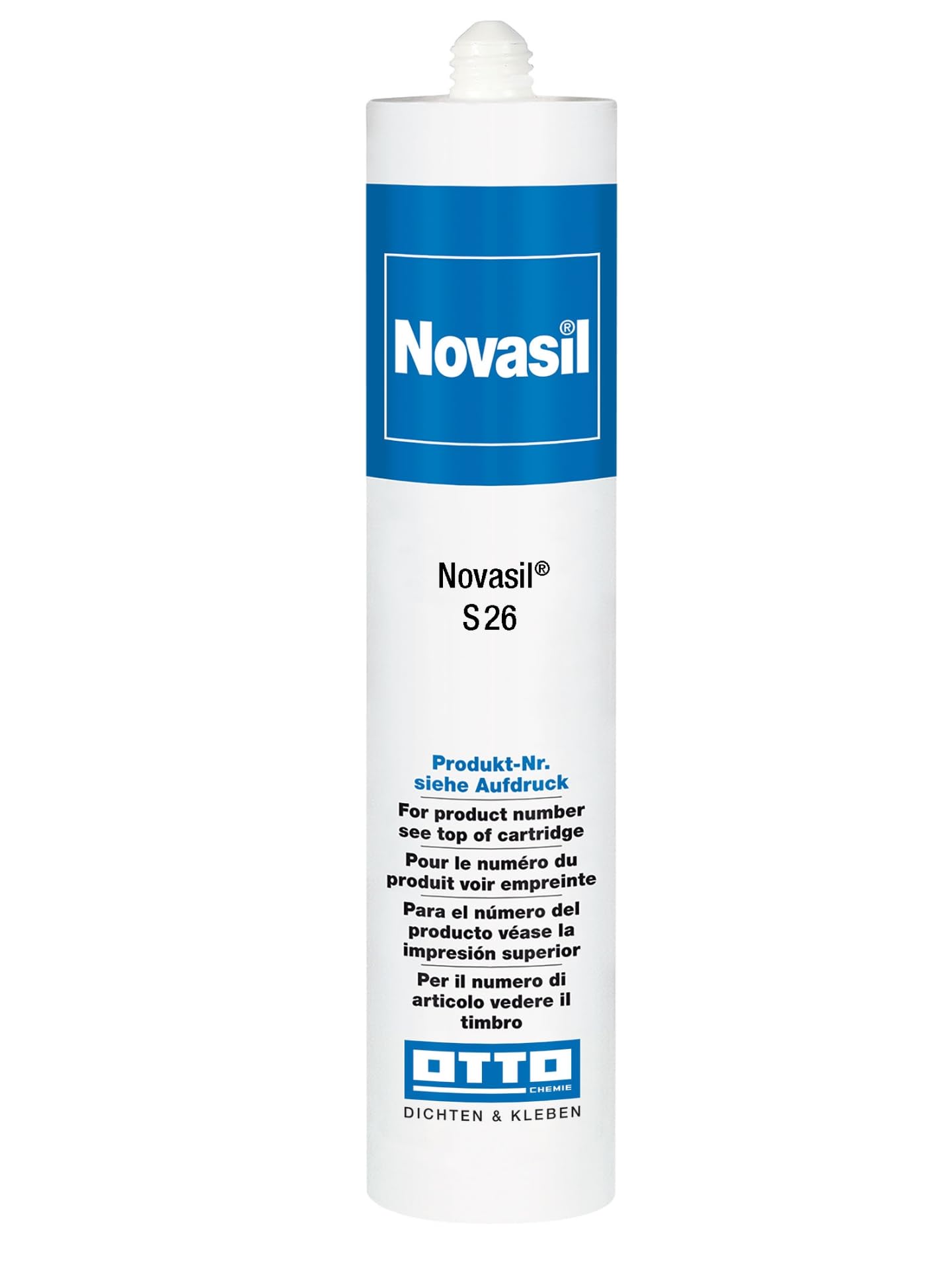 20x Novasil S26 1K-Silikon-Kleb- und Dichtstoff schwarz 310 ml Glaskeramik Metalle Hausgeräte Waschmaschinen Kochmulden hohe Flexibilität wasserdampfbeständig temperaturbeständig -40 bis +180 °C