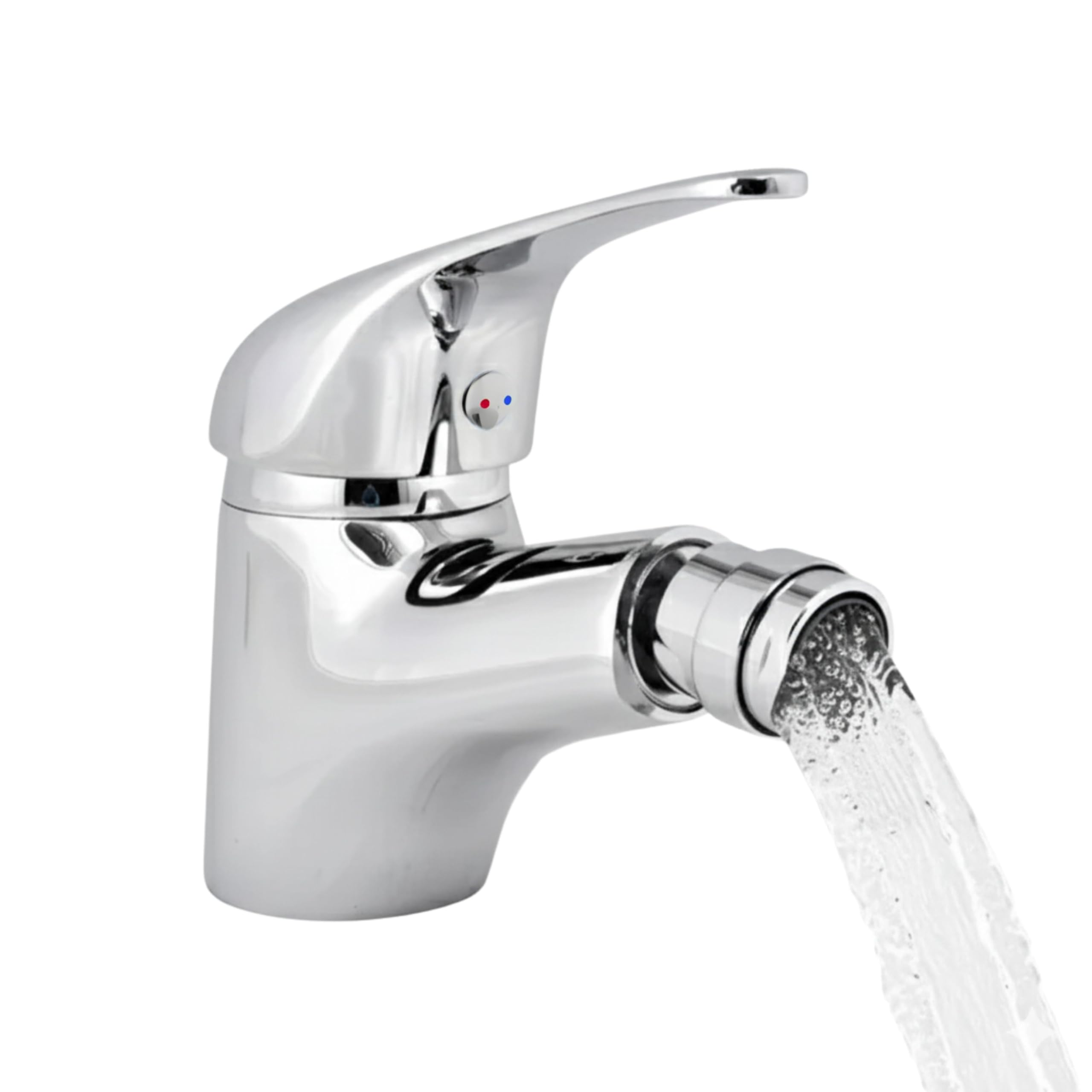 Yasta Rubinetto Bidet Miscelatore Argento con Testa Mobile Orientabile 360 Gradi per Lavabo Lavandino, Leva Monocomando