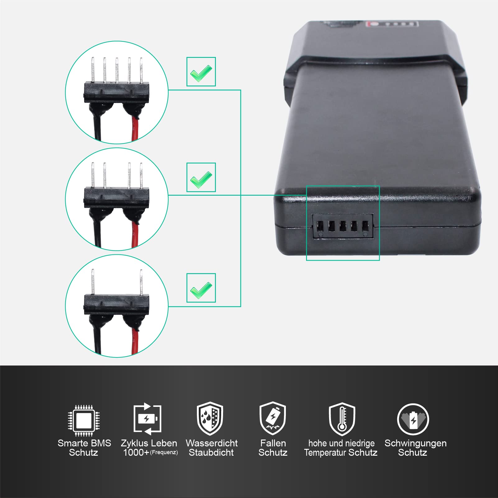 36V 9Ah Elektrische Fiets Accu - Reserveaccu Voor Bafang & Ansmann Systemen