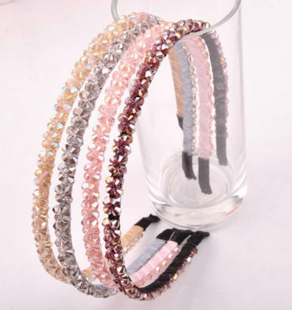 4 Pieces Girls Women Sparkle Crystal Headbands Hair Accessory Head Hoop Womens Bling Hairband (B0CHN2VKXZ) Amazon Price History, Amazon Price Tracker
